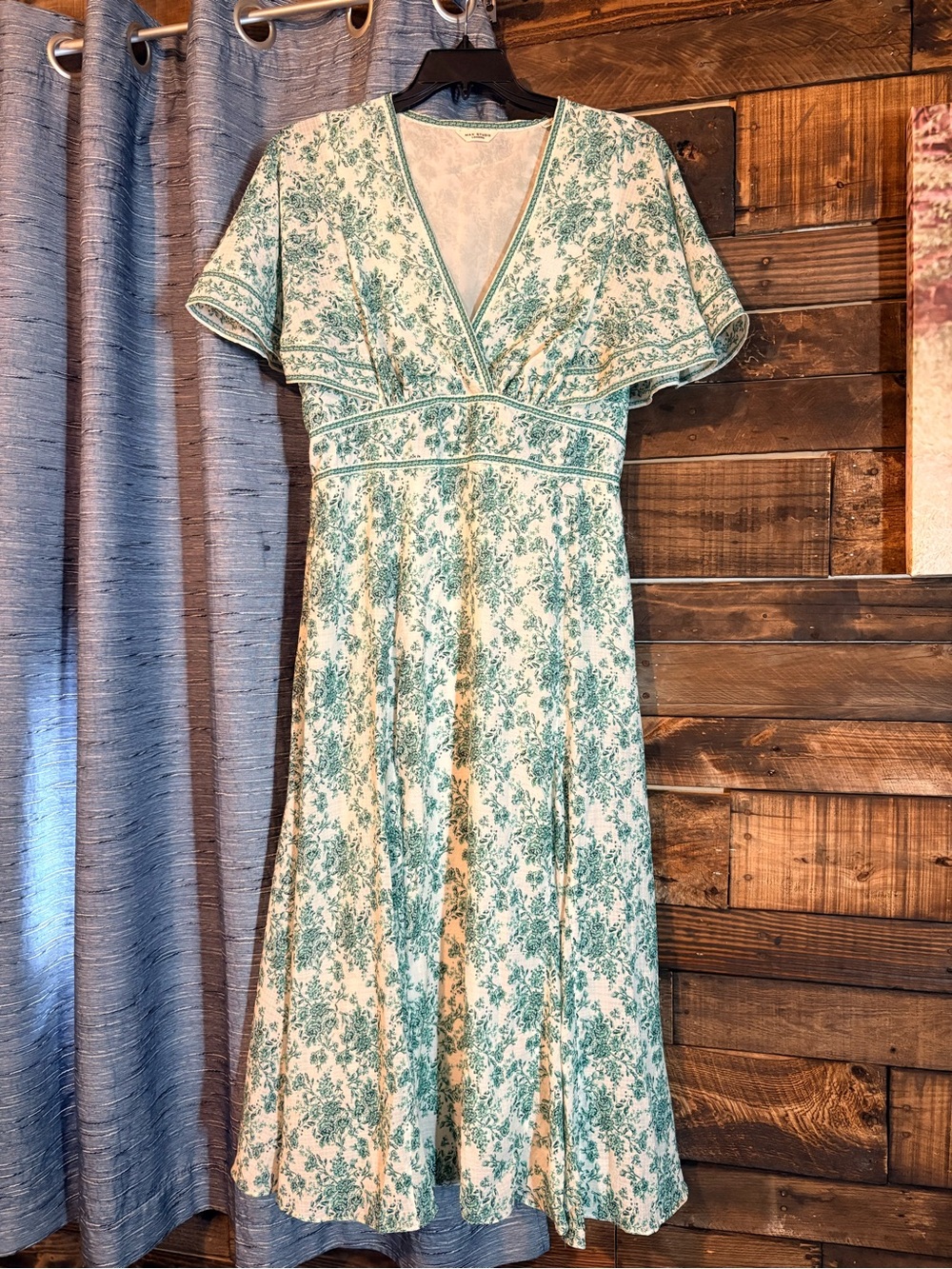 Women's Green Floral Dress